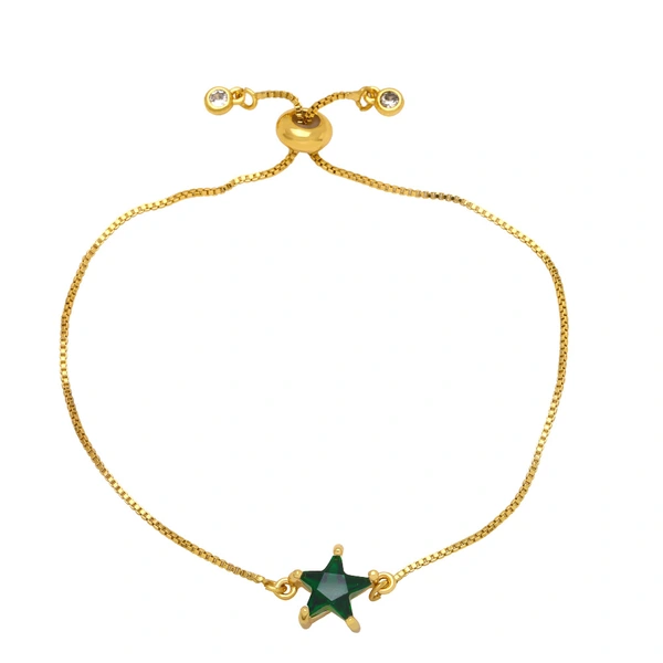 Star five-pointed star bracelet female European and American fashion simple diamond zircon star bracelet net celebrity hand jewelry brh76