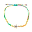 Clearance Star Pentagram Devil's Eye Bracelet Women's European and American Beaded Hand-woven Color Bracelet brh36