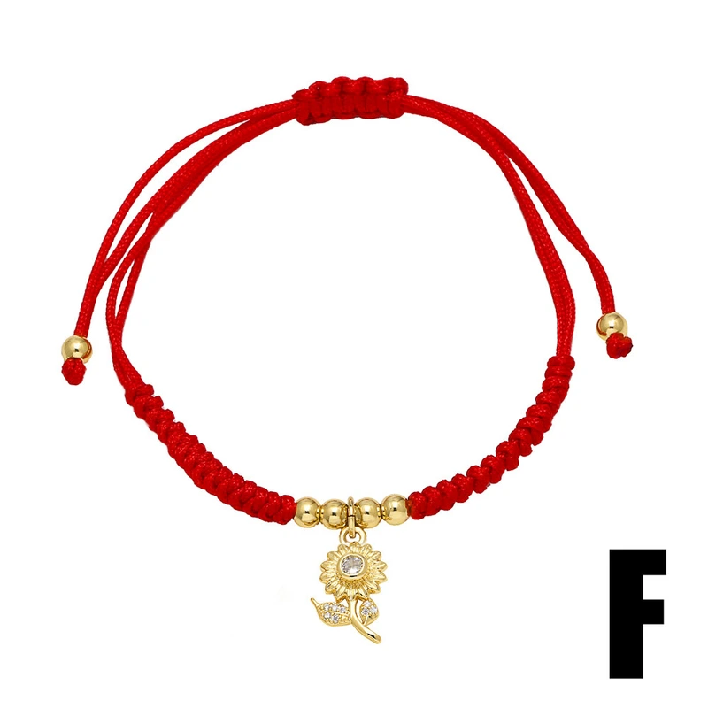AS jewelry new hot style tree of life Our Lady pendant red hand rope adjustment hand jewelry bracelet female brm70