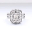 Rock sugar imitation diamond ring female niche design trend light luxury rings temperament versatile sweet ring