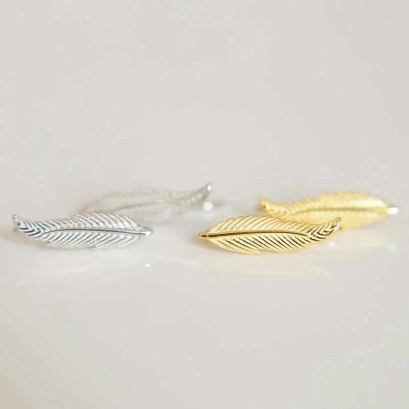  European and American fashion leaf wheat ear earrings exquisite personality simple earrings for women daily matching earrings