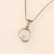 Semi-circular Qingquan necklace pendant for women Korean style simple small fresh zircon necklace pendant jewelry wholesale