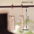  Xiaohongshu niche design jewelry women's technology sense personality Internet celebrity style earrings geometric triangle earrings