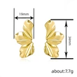 European and American retro exaggerated earrings atmospheric irregular petals flower multi-earrings fashionable evening dress earrings