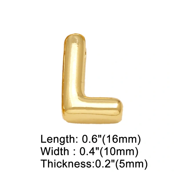 AS jewelry hot selling 26 English letters belt bracelet diy gold-plated hand jewelry female brg78