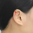 AS jewelry new hot-selling style fruit cherry ear bone clip copper plated 18k gold earrings ear clip era302