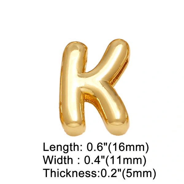 AS jewelry hot selling 26 English letters belt bracelet diy gold-plated hand jewelry female brg78