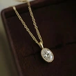  Factory wholesale oval necklace exquisite daily matching style fashionable simple minimalist jewelry