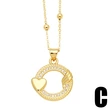 Hot selling zircon inlaid heart necklace for women temperament versatile clavicle necklace jewelry wholesale nkb866
