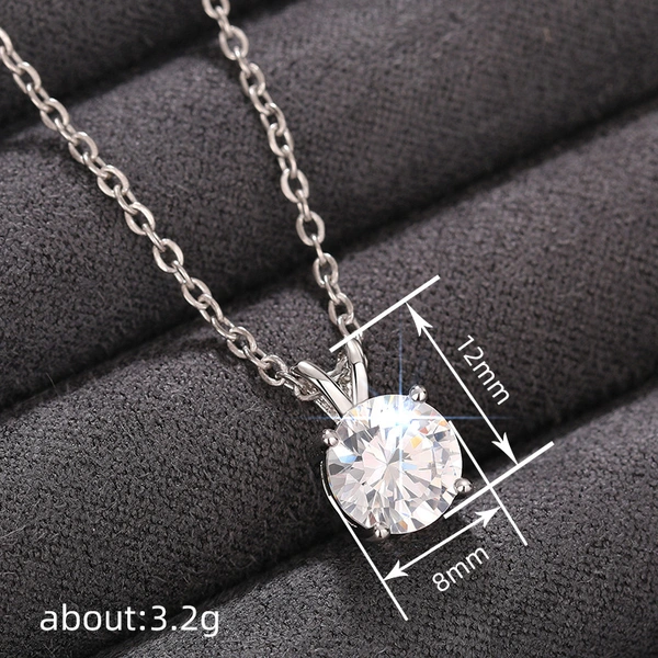   Hot selling versatile elegant necklace for women V-shaped connection O-shaped necklace daily round geometric style