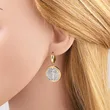 AS jewelry European and American new retro Virgin Mary pendant earrings earrings earrings female err45
