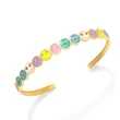 Clearance color oil drop smiley face bracelet personality niche design Internet celebrity student girlfriend bracelet brg26