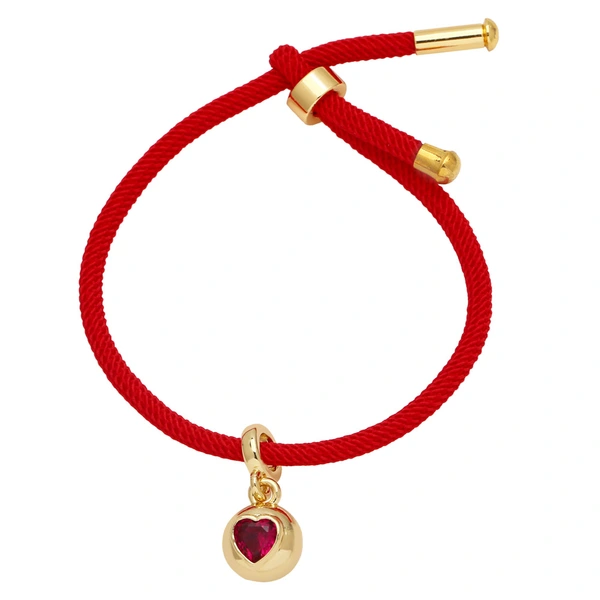 AS jewelry love pendant bracelet female copper plated real gold inlaid zircon bracelet hand jewelry bre42