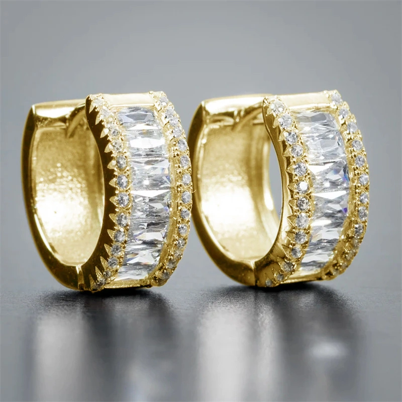 New trendy design Japanese and Korean ear clips, elegant zircon exquisite high-end earrings, cool style, simple and versatile