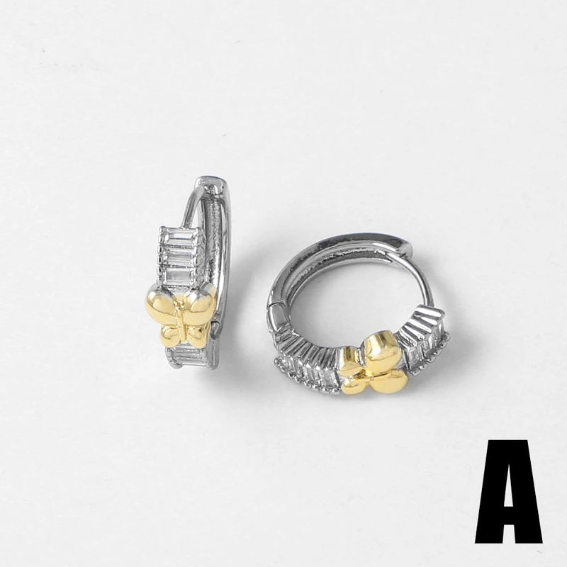 AS jewelry Europe and the United States hot selling simple high-end butterfly cross earrings earrings female erm65