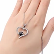  Hot selling in Europe and America, the heart-shaped cat claw necklace is cute and a must-have for sweet girls.