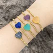 New love bracelet women's niche light luxury high-end gold-plated hand jewelry bracelet jewelry wholesale brd04