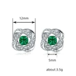  Retro European and American luxury earrings magazine design birthday gift earrings wrapped hollow line earrings