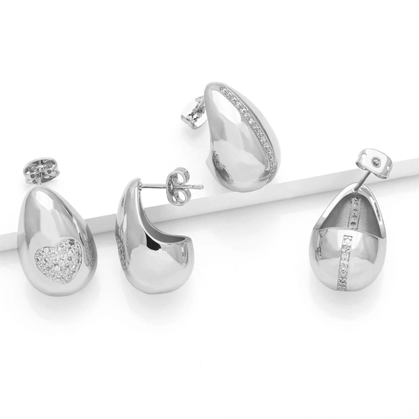 Clearance fashion love earrings female personality creative gold-plated water drop five-pointed star earrings earrings err19