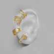 AS jewelry Europe and the United States hot selling copper plated 18k gold butterfly ear clip female no ear piercing ear bone clip earrings erq49