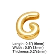 AS jewelry hot selling 26 English letters belt bracelet diy gold-plated hand jewelry female brg78