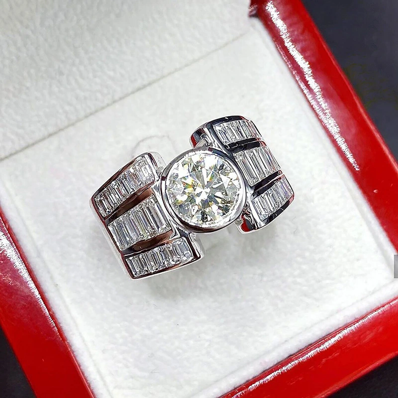  European and American domineering men's ring men's hip-hop trend round ring personality fashion atmosphere men's ring