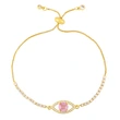 2023 Hot Sale New Devil's Eye Bracelet European and American Internet Celebrity Zircon Bracelet Women Adjustable BRE45