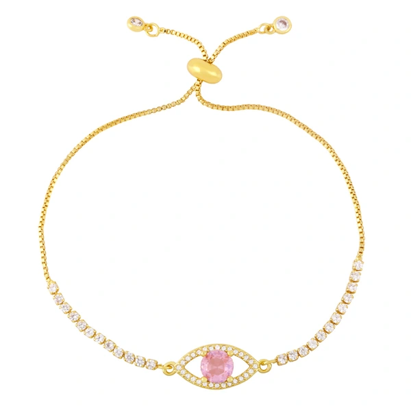 2023 Hot Sale New Devil's Eye Bracelet European and American Internet Celebrity Zircon Bracelet Women Adjustable BRE45