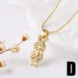 Jewelry Europe and America hot selling boy and girl rose pendant necklace clavicle chain nkn22 necklace