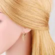 European and American metal earrings trendy temperament cross star earrings net celebrity fashion personality airplane earrings erz18
