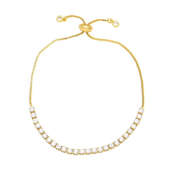 Hot selling zircon bracelet bracelet adjustable pull-out micro-inlaid colored zircon bracelet female brk41