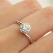  Japanese and Korean new bouquet proposal simulation diamond ring swing arm design high-end ring temperament versatile ring