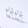   Hot selling deer antler earrings for women, cute and exquisite Christmas accessories, fashionable and popular, sweet matching style