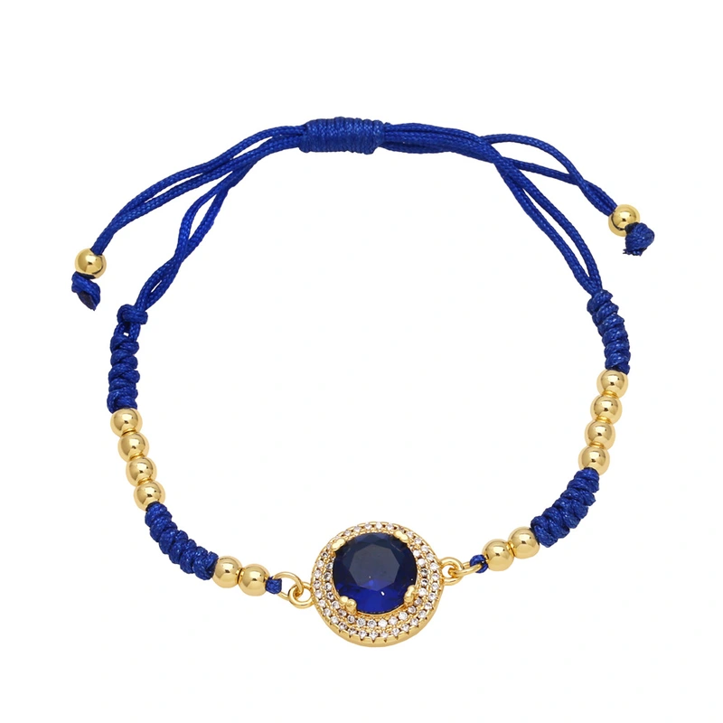 Hot selling colorful zircon bracelet for women, versatile and high-end bracelet, hand jewelry brm54