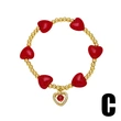 AS jewelry Europe and the United States hot selling gold-plated boy and girl love heart-shaped bracelet hand jewelry brh09 bracelet