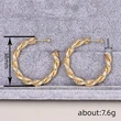 Manufacturers wholesale new style earrings for women, braided shiny jewelry, fashionable and popular accessories