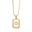 AS jewelry European and American new shell cube 26 English letters necklace clavicle chain female nkb581