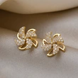 Same style windmill earrings for women, temperamental internet celebrity Korean style earrings, 2022 new trendy earrings