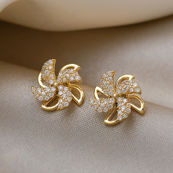 Same style windmill earrings for women, temperamental internet celebrity Korean style earrings, 2022 new trendy earrings