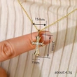   Hot selling palace style pendant necklace micro inlaid zircon fashion jewelry personality trend temperament style
