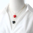 AS jewelry new gold-plated love heart oil drop pendant necklace clavicle chain nkb111 necklace