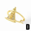AS jewelry Europe and the United States hot selling hollow Virgin Mary ring female copper plated 18k gold open ring rih96