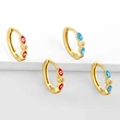 Clearance earrings for women micro-inlaid zircon eyes devil eye jewelry European and American oil drop earrings erx90