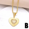 AS jewelry European and American fashion boy and girl love pendant necklace gold-plated zircon sweater chain nkb158