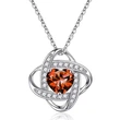  Inlaid zircon clavicle chain popular four-leaf clover pendant high-end temperament Korean hot necklace for women
