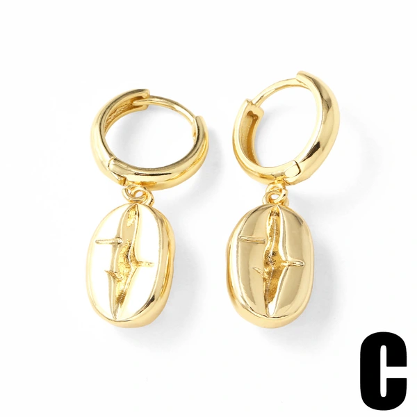 AS jewelry hot selling ocean series whale shell conch pendant earrings earrings female erq41