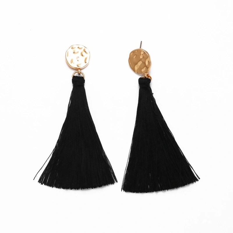 AS jewelry European and American fashion new long tassel earrings earrings female erm08 ring wholesale