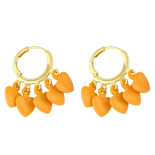 Jewelry clearance love tassel earrings European and American design earrings female simple personality short earrings ery91