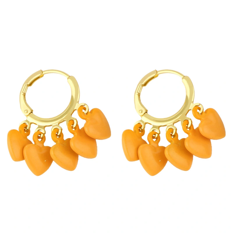 Jewelry clearance love tassel earrings European and American design earrings female simple personality short earrings ery91