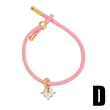 Hot selling love Madonna bracelet inlaid with zircon gold-plated peach heart pendant hand jewelry bracelet brc88